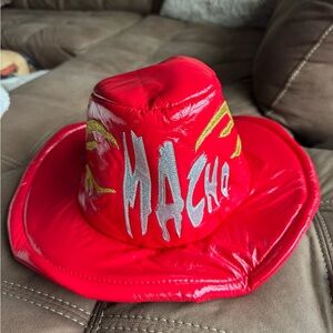 Red macho man Randy savage hat